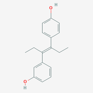 molecular formula C18H20O2 B143966 3,4'-Dihydroxy-alpha,beta-diethylstilbene CAS No. 133683-37-1