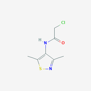 2-Chloro-N-(3,5-dimethyl-1,2-thiazol-4-yl)acetamide