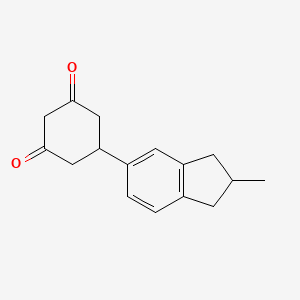 5-(2-Methyl-2,3-dihydro-1H-inden-5-yl)cyclohexane-1,3-dione