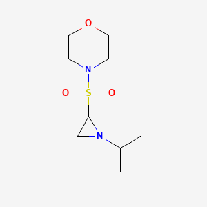 4-[1-(Propan-2-yl)aziridine-2-sulfonyl]morpholine