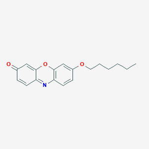 7-(Hexyloxy)-3H-phenoxazin-3-one