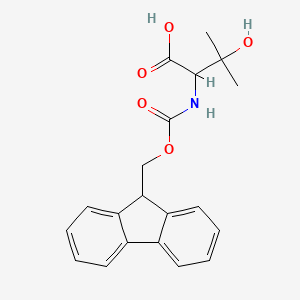 molecular formula C20H21NO5 B1439670 Fmoc-(RS)-2-amino-3-hydroxy-3-methylbutanoic acid CAS No. 1246172-30-4