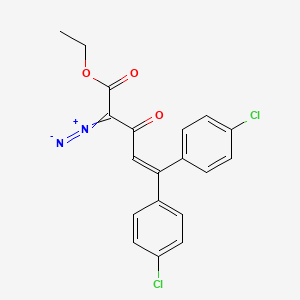 1,1-Bis(4-chlorophenyl)-4-diazonio-5-ethoxy-5-oxopenta-1,3-dien-3-olate