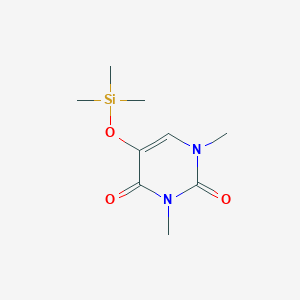 2,4(1H,3H)-Pyrimidinedione, 1,3-dimethyl-5-[(trimethylsilyl)oxy]-