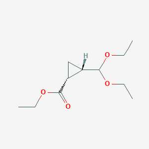 Ethyl (1R,2S)-2-(diethoxymethyl)cyclopropane-1-carboxylate