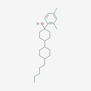 1-(2,4-Dimethylphenyl)-4-(4-pentylcyclohexyl)cyclohexan-1-ol