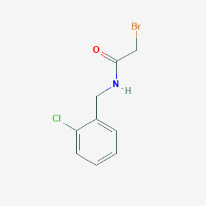 molecular formula C9H9BrClNO B1439689 2-溴-N-(2-氯苄基)乙酰胺 CAS No. 1119111-64-6