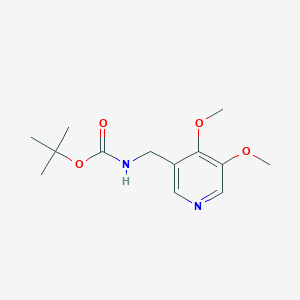 molecular formula C13H20N2O4 B1439692 Tert-butyl (4,5-dimethoxypyridin-3-YL)-methylcarbamate CAS No. 1142191-79-4