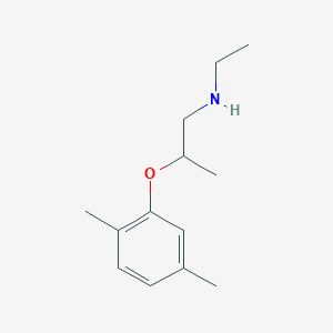 molecular formula C13H21NO B1439710 N-[2-(2,5-二甲基苯氧基)丙基]-N-乙胺 CAS No. 1040686-03-0