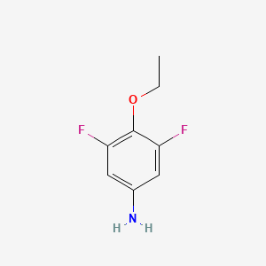 molecular formula C8H9F2NO B1439721 4-Ethoxy-3,5-difluoroaniline CAS No. 942615-19-2