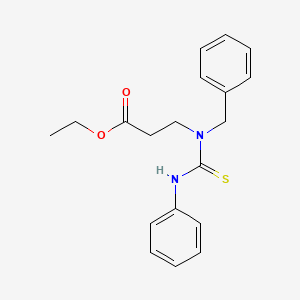 ethyl N-benzyl-N-(phenylcarbamothioyl)-beta-alaninate