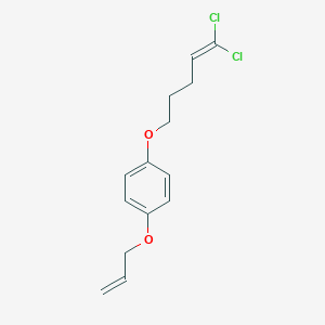 1-[(5,5-Dichloropent-4-en-1-yl)oxy]-4-[(prop-2-en-1-yl)oxy]benzene