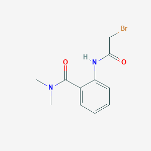 molecular formula C11H13BrN2O2 B1439742 2-[(2-溴乙酰)氨基]-N,N-二甲基苯甲酰胺 CAS No. 1138445-86-9