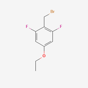 molecular formula C9H9BrF2O B1439748 2-(溴甲基)-5-乙氧基-1,3-二氟苯 CAS No. 1017779-51-9