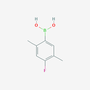 molecular formula C8H10BFO2 B1439764 4-氟-2,5-二甲基苯基硼酸 CAS No. 1072946-10-1