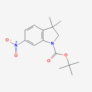 1-Boc-3,3-dimethyl-6-nitroindoline