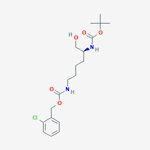 molecular formula C19H29ClN2O5 B1439779 Boc-L-赖氨酸(2-CL-Z)-OL CAS No. 198476-84-5