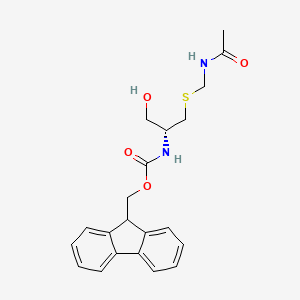 molecular formula C21H24N2O4S B1439781 fmoc-半胱氨酸醇(acm) CAS No. 198543-46-3
