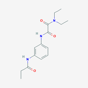 N~1~,N~1~-Diethyl-N~2~-(3-propanamidophenyl)ethanediamide