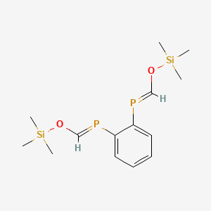 Trimethylsilyloxymethylidene-[2-(trimethylsilyloxymethylidenephosphanyl)phenyl]phosphane