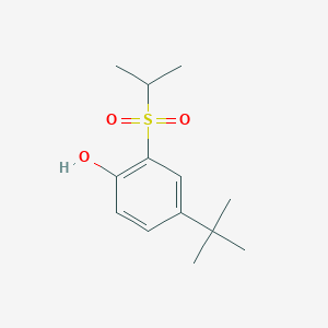 4-tert-Butyl-2-(propane-2-sulfonyl)phenol