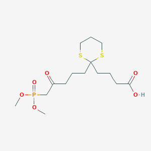 4-{2-[5-(Dimethoxyphosphoryl)-4-oxopentyl]-1,3-dithian-2-YL}butanoic acid