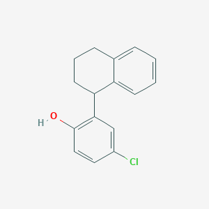 4-Chloro-2-(1,2,3,4-tetrahydronaphthalen-1-yl)phenol