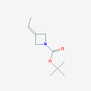 molecular formula C10H17NO2 B1439809 叔丁基-3-乙叉基氮杂环丁烷-1-羧酸酯 CAS No. 934665-46-0