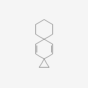 molecular formula C13H18 B14398114 Dispiro[2.2.5~6~.2~3~]trideca-4,12-diene CAS No. 87482-38-0