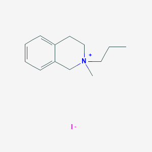 molecular formula C13H20IN B14398140 2-Methyl-2-propyl-1,2,3,4-tetrahydroisoquinolin-2-ium iodide CAS No. 88341-04-2