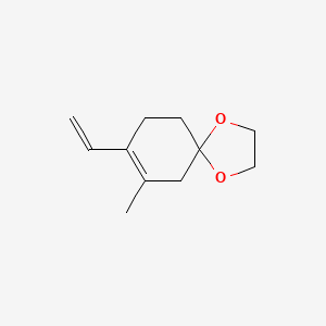 1,4-Dioxaspiro[4.5]dec-7-ene, 8-ethenyl-7-methyl-