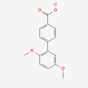 molecular formula C15H14O4 B1439821 4-(2,5-Dimethoxyphenyl)benzoic acid CAS No. 925908-56-1