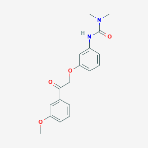 N'-{3-[2-(3-Methoxyphenyl)-2-oxoethoxy]phenyl}-N,N-dimethylurea