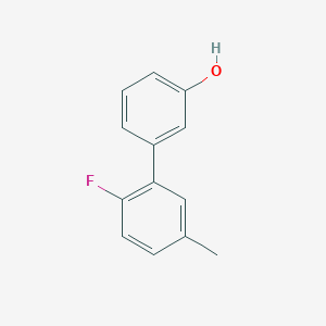 molecular formula C13H11FO B1439824 3-(2-Fluoro-5-methylphenyl)phenol CAS No. 1261959-16-3