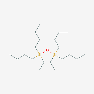 molecular formula C20H46OSi2 B14398245 1,1,3,3-Tetrabutyl-1,3-diethyldisiloxane CAS No. 88225-88-1