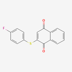 2-[(4-Fluorophenyl)sulfanyl]naphthalene-1,4-dione