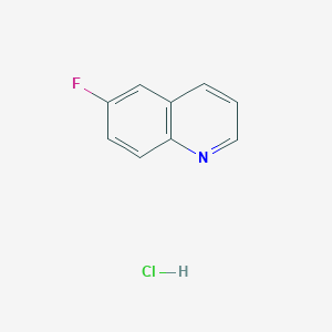 molecular formula C9H7ClFN B1439826 6-Fluoroquinoline hydrochloride CAS No. 311346-64-2