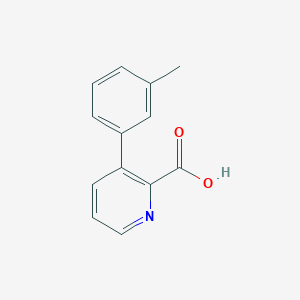 molecular formula C13H11NO2 B1439827 3-(3-Methylphenyl)picolinic acid CAS No. 1225956-74-0