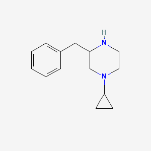 molecular formula C14H20N2 B1439832 3-Benzyl-1-cyclopropylpiperazine CAS No. 1248907-51-8