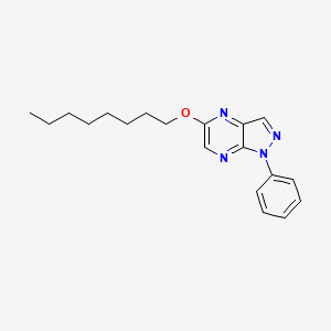 5-(Octyloxy)-1-phenyl-1H-pyrazolo[3,4-b]pyrazine