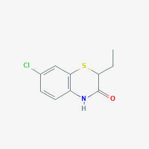 7-Chloro-2-ethyl-2H-1,4-benzothiazin-3(4H)-one