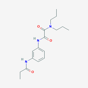 molecular formula C17H25N3O3 B14398347 N~2~-(3-Propanamidophenyl)-N~1~,N~1~-dipropylethanediamide CAS No. 88150-10-1