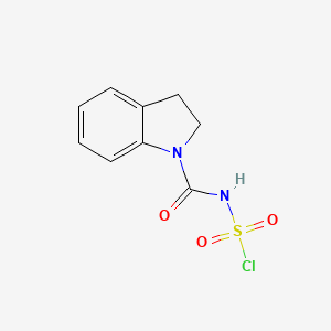 (2,3-Dihydro-1H-indole-1-carbonyl)sulfamyl chloride