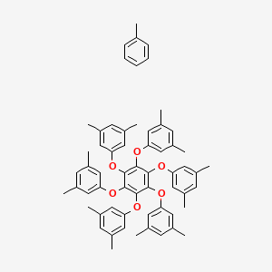 1,2,3,4,5,6-Hexakis(3,5-dimethylphenoxy)benzene;toluene