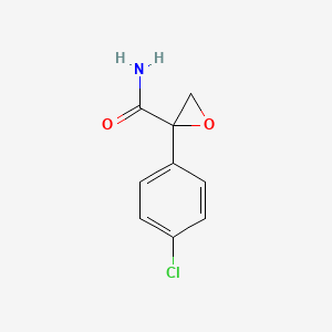 2-(4-Chlorophenyl)oxirane-2-carboxamide