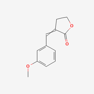 3-[(3-Methoxyphenyl)methylidene]oxolan-2-one