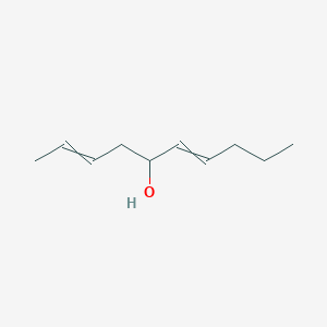 molecular formula C10H18O B14398460 Deca-2,6-dien-5-ol CAS No. 89634-50-4