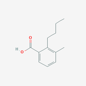 molecular formula C12H16O2 B14398495 2-Butyl-3-methylbenzoic acid CAS No. 89393-39-5