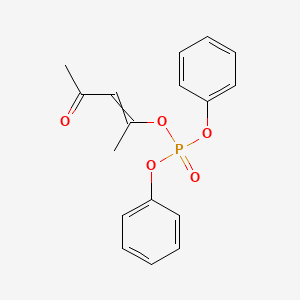 4-Oxopent-2-en-2-yl diphenyl phosphate