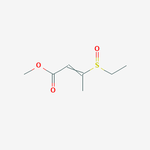 molecular formula C7H12O3S B14398510 Methyl 3-(ethanesulfinyl)but-2-enoate CAS No. 88329-02-6